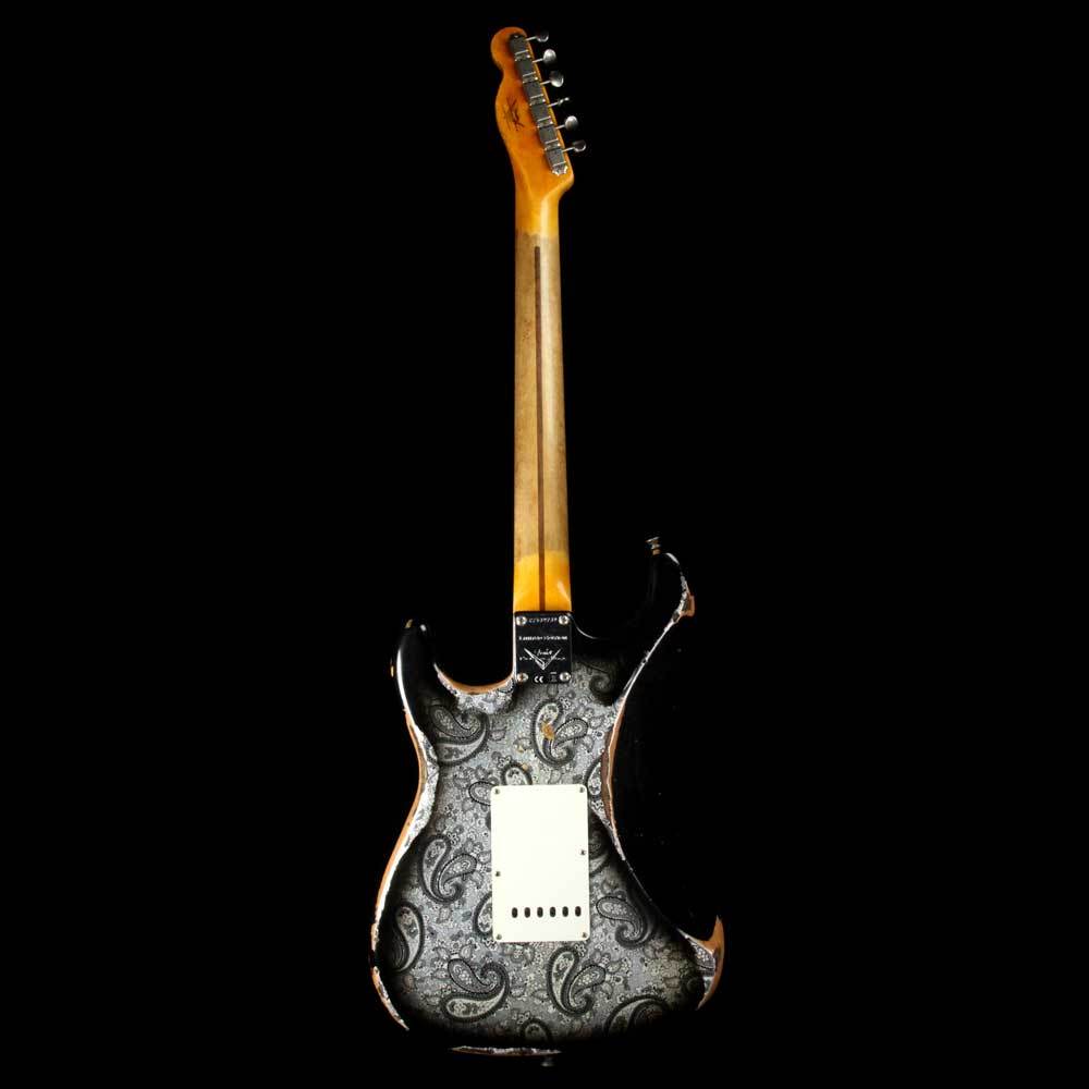 Fender Custom Shop Paisley Mischief Maker Stratocaster Heavy Relic Black Paisley — 3