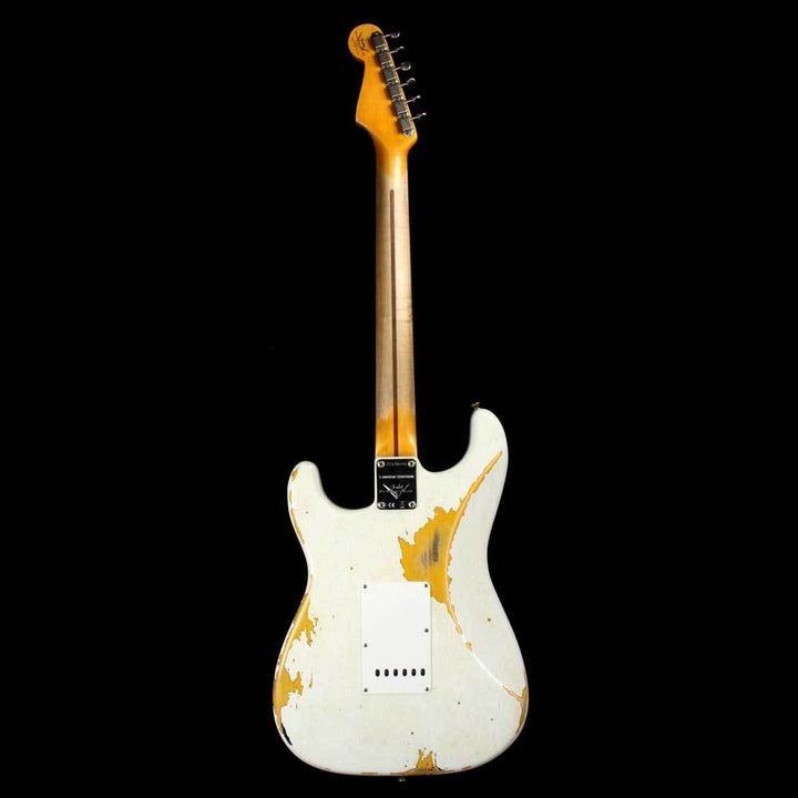 Fender Custom Shop '56 Thinline Stratocaster Aged Olympic White over Chocolate 2-Color Sunburst