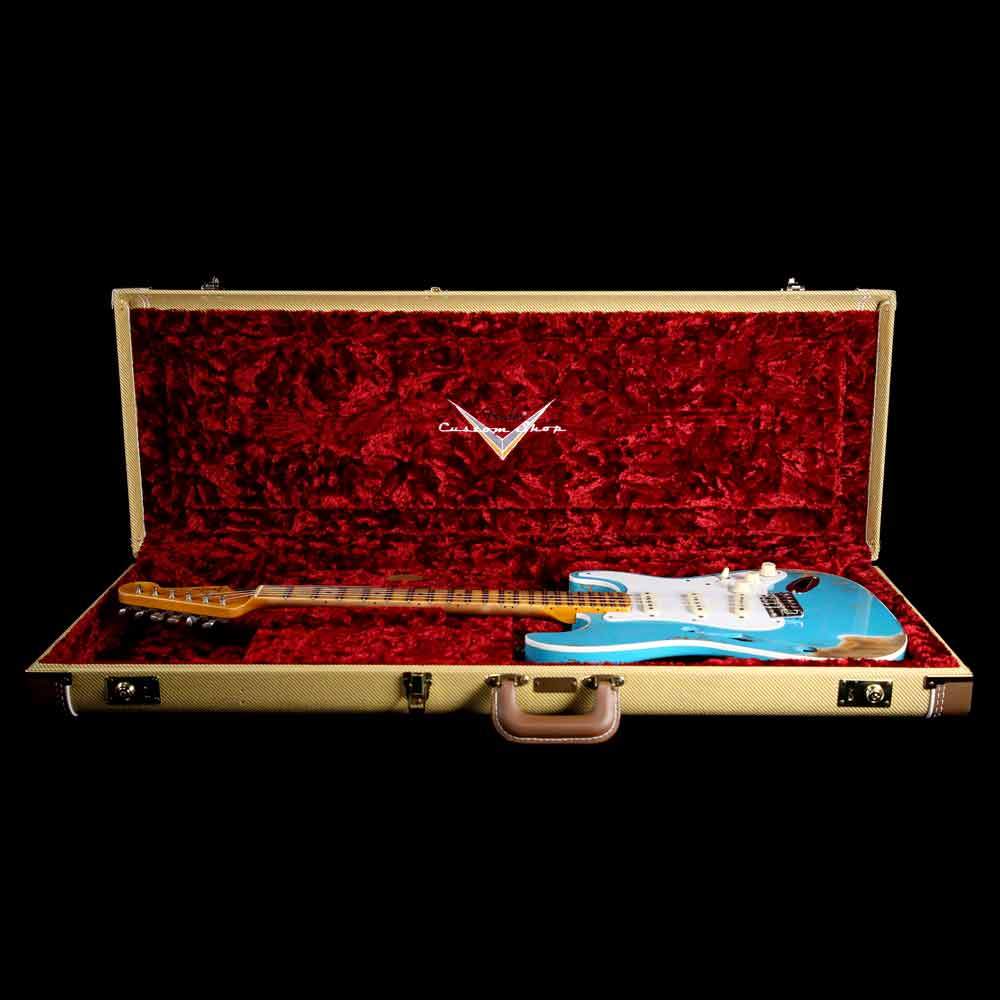 Fender Custom Shop '56 Thinline Stratocaster Taos Turquoise — 10