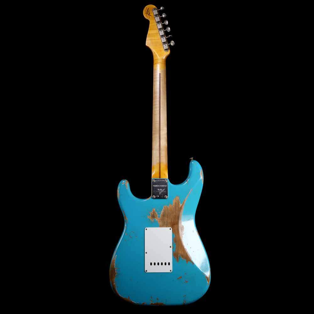 Fender Custom Shop '56 Thinline Stratocaster Taos Turquoise — 3