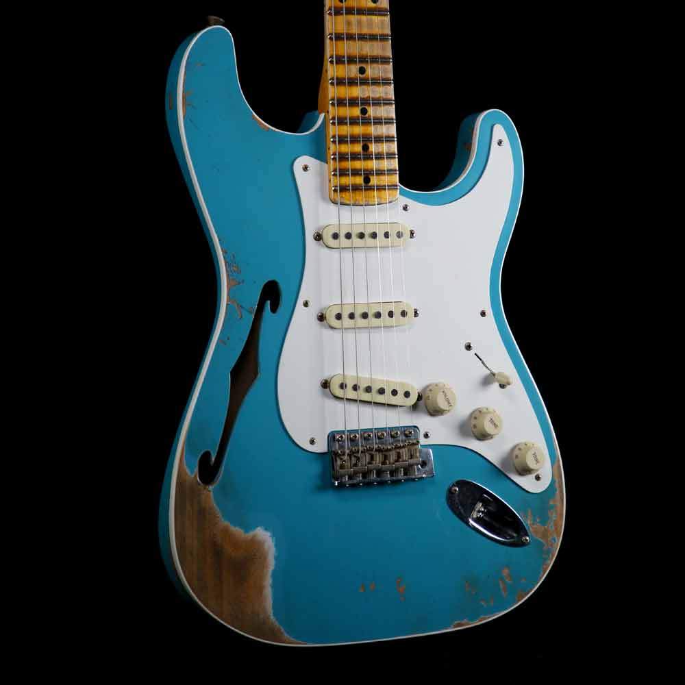 Fender Custom Shop '56 Thinline Stratocaster Taos Turquoise — 6