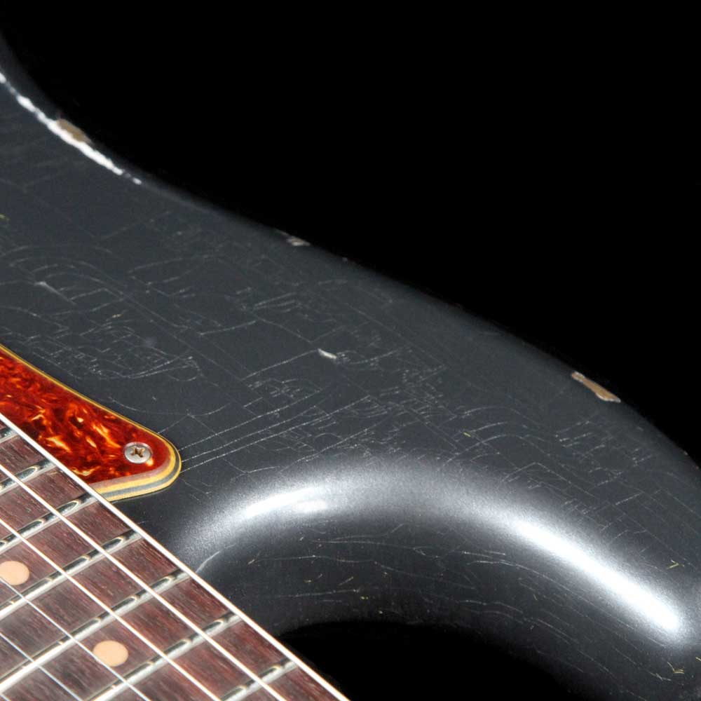 Fender Custom Shop Roasted 1960 Stratocaster Charcoal Frost Metallic 2018 NAMM LTD — 6