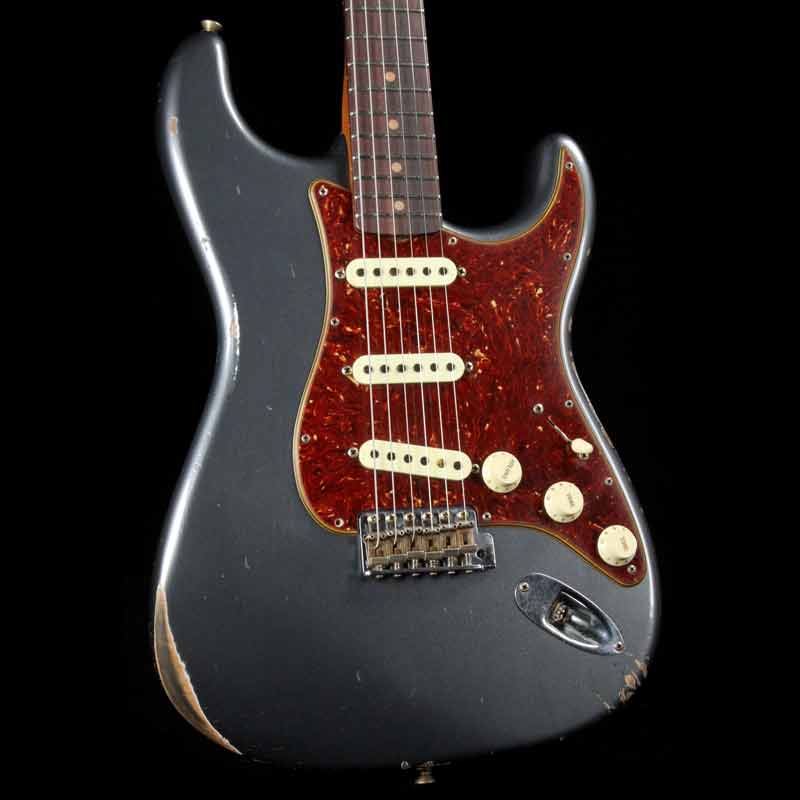 Fender Custom Shop Roasted 1960 Stratocaster Charcoal Frost Metallic 2018 NAMM LTD — 1