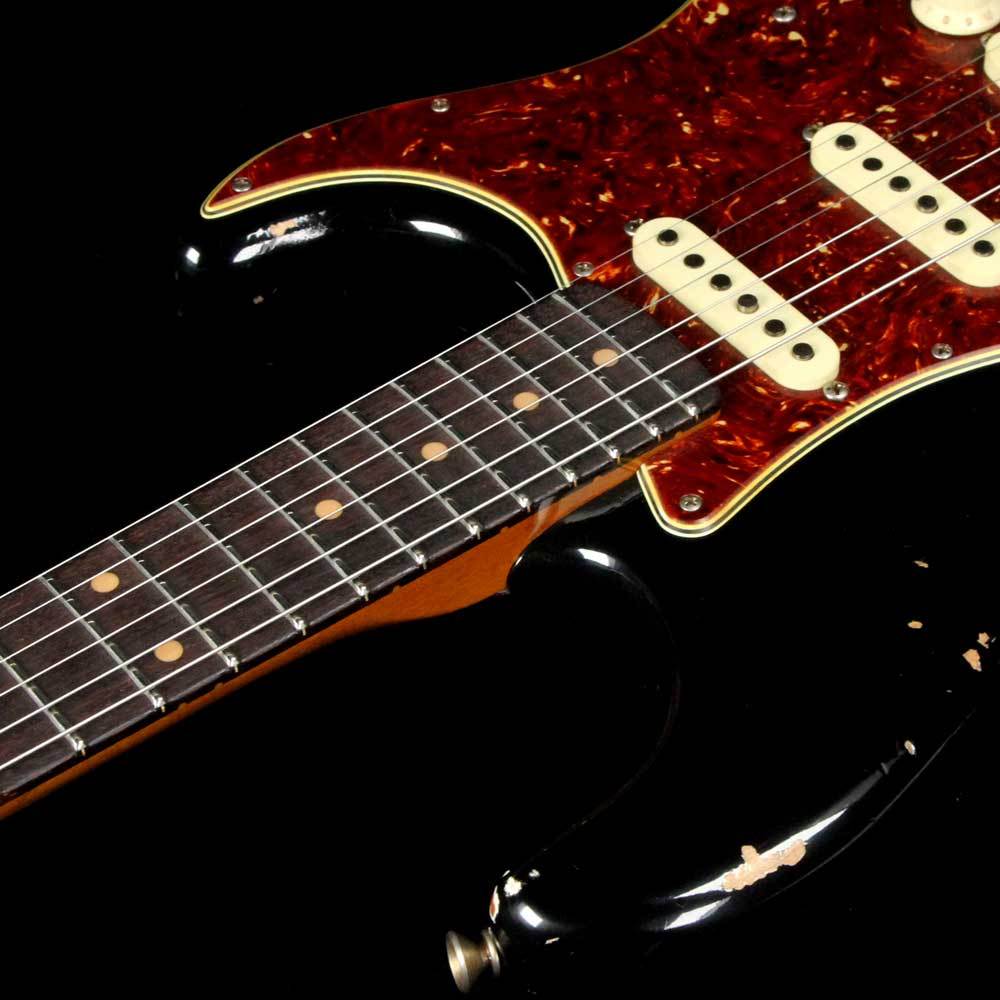 Fender Custom Shop Roasted 1960 Stratocaster Relic Aged Black — 8