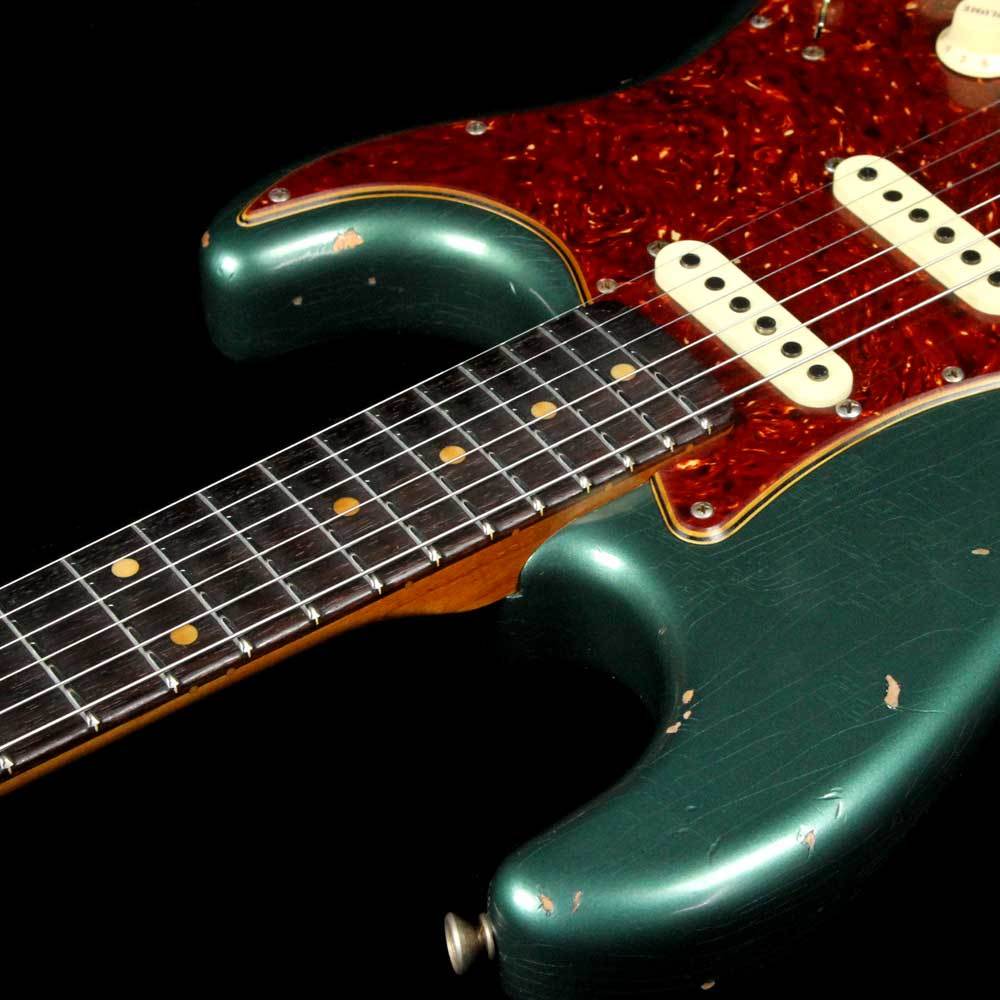 Fender Custom Shop '60 Stratocaster Roasted Alder Relic Sherwood Green — 7