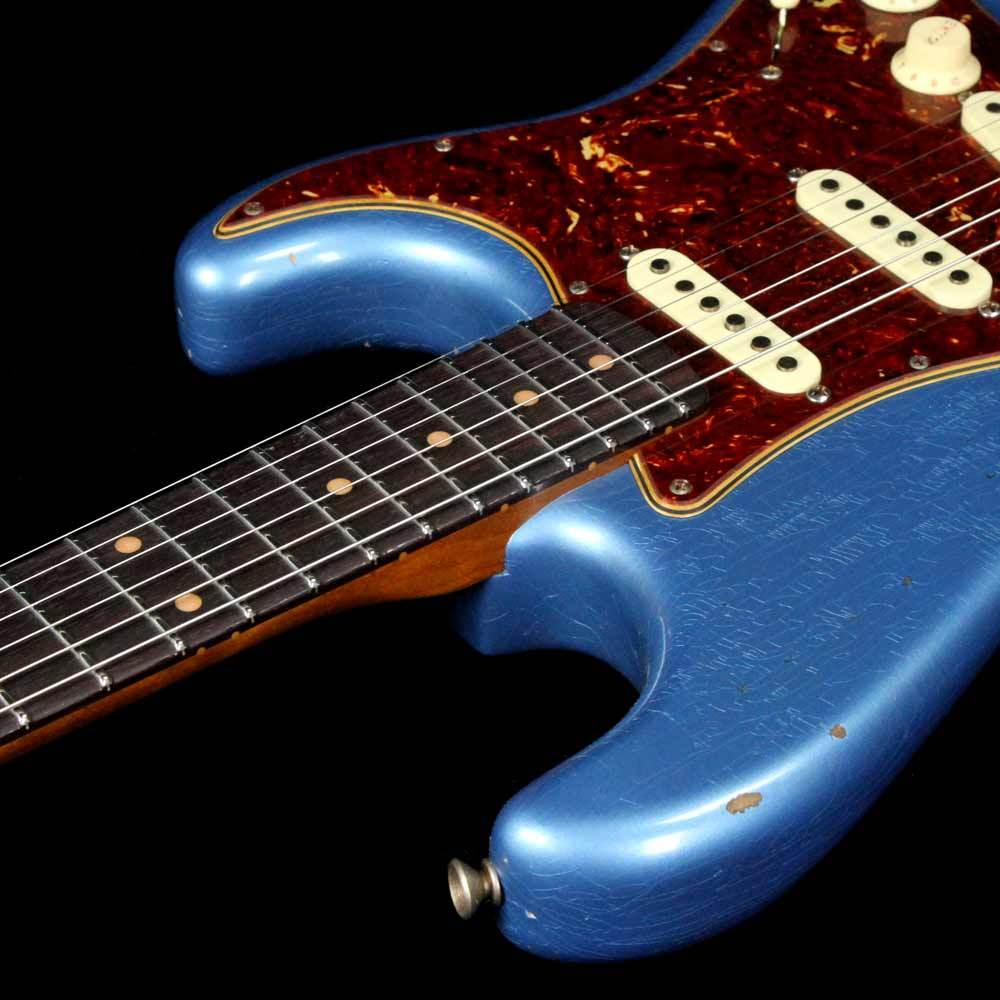 Fender Custom Shop '60 Stratocaster Relic Faded Lake Placid Blue — 8
