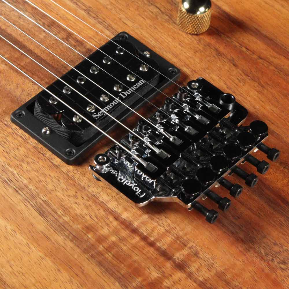 Charvel Custom Shop San Dimas Koa HS Natural Series Electric Guitar Natural Oil Music Zoo Exclusive — 4