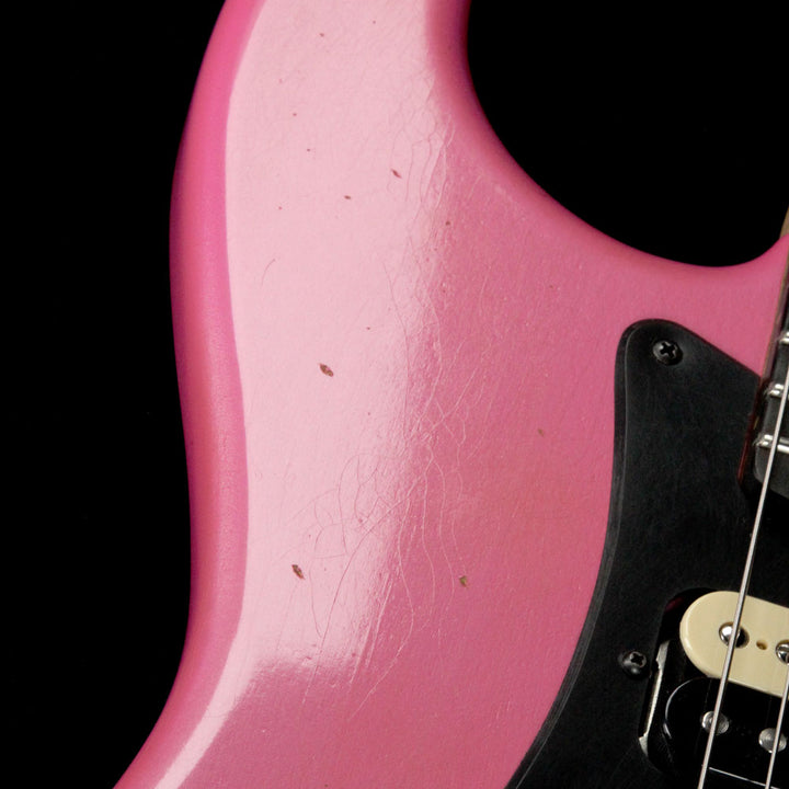 Used 2016 Charvel Custom Shop Nitro San Dimas Electric Guitar Pink with Platinum Overspray