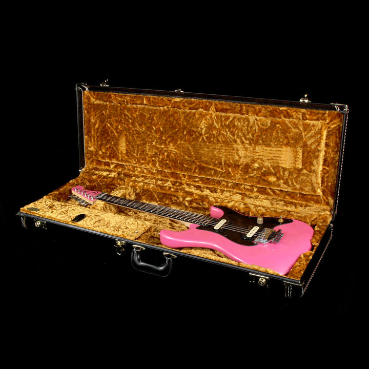 Used 2016 Charvel Custom Shop Nitro San Dimas Electric Guitar Pink with Platinum Overspray