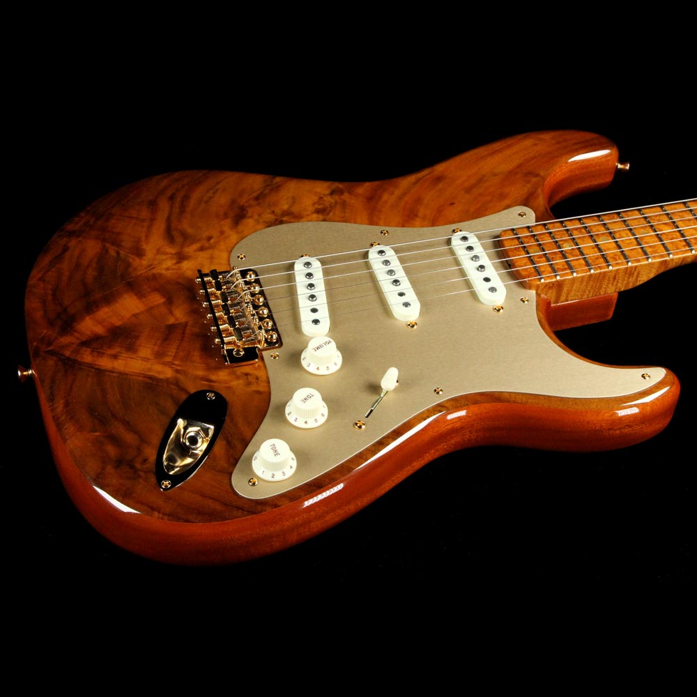 Fender Custom Shop Artisan Stratocaster Electric Guitar Roasted Butternut Claro Walnut — 5