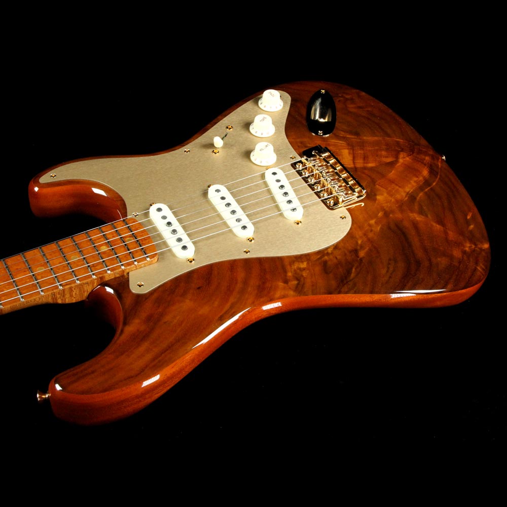 Fender Custom Shop Artisan Stratocaster Electric Guitar Roasted Butternut Claro Walnut — 6