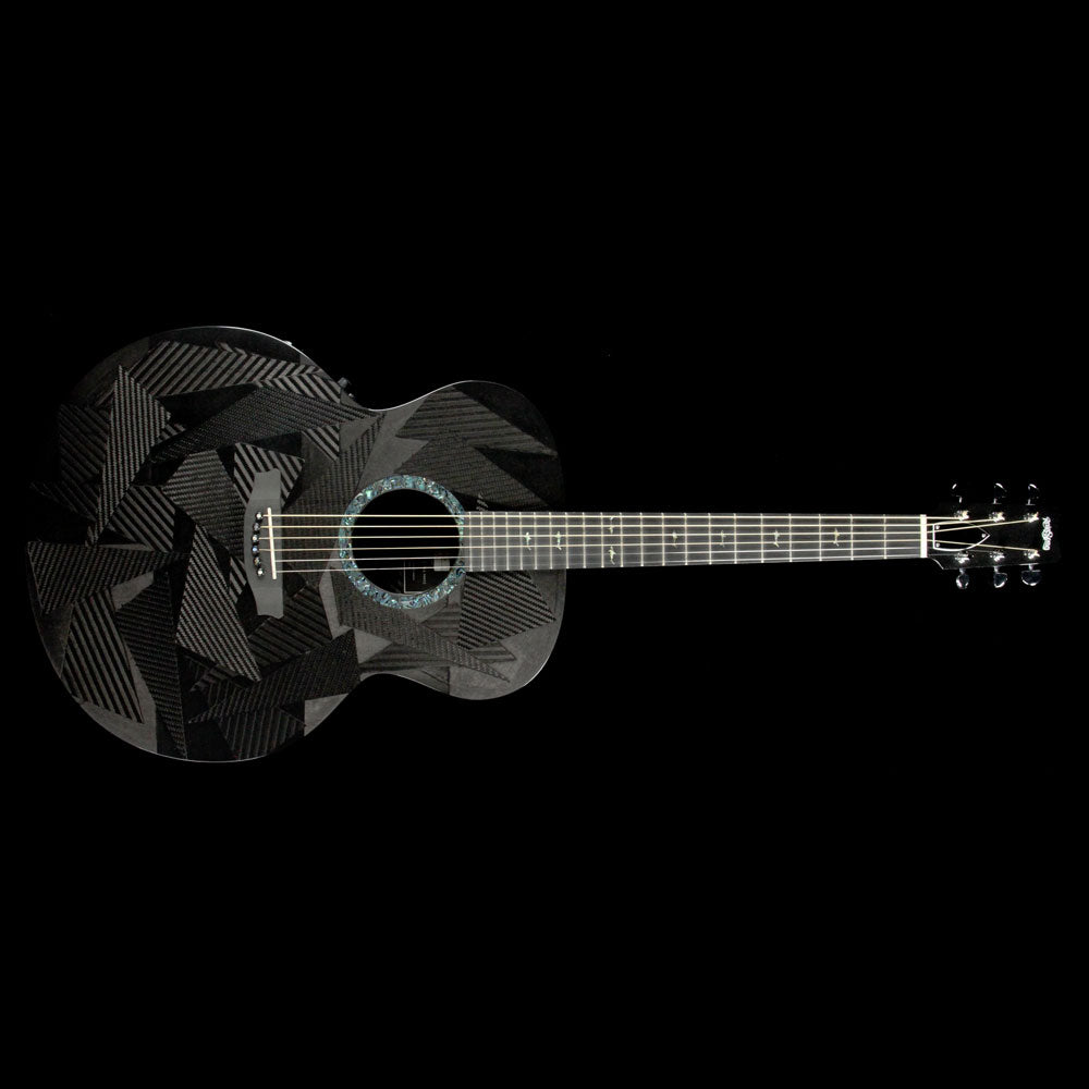 RainSong Black Ice BI-JM1000N2 Graphite Acoustic Guitar Black — 2