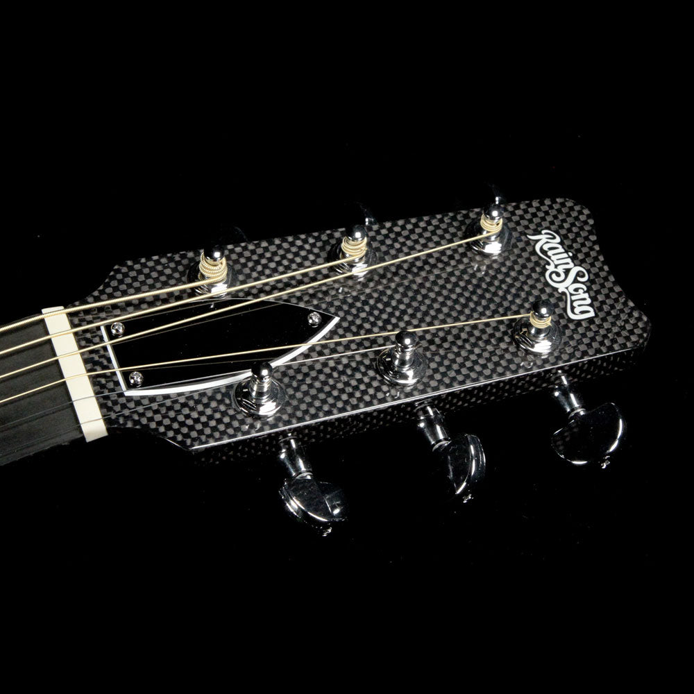RainSong Black Ice BI-JM1000N2 Graphite Acoustic Guitar Black — 4