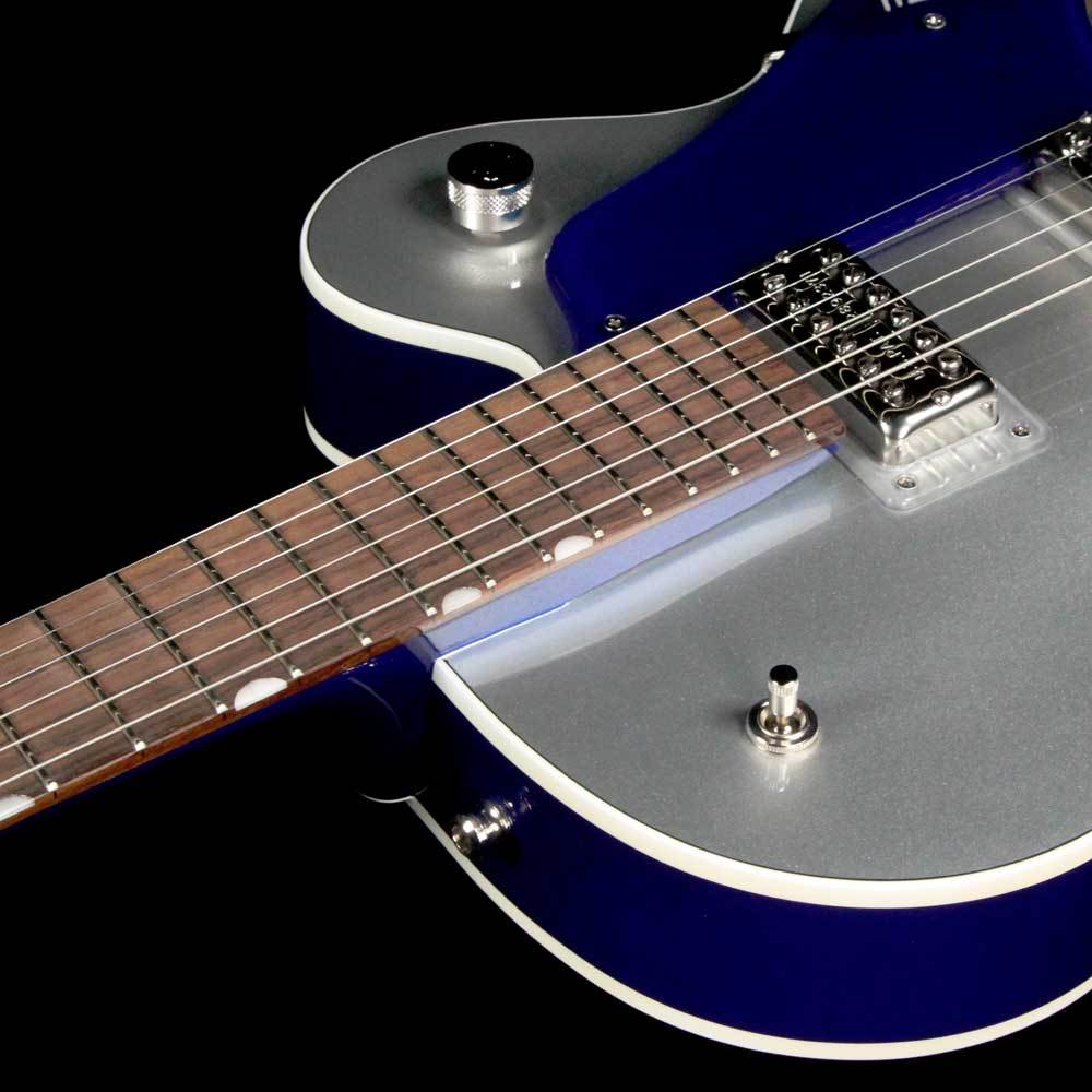 Gretsch G6118T-ISV Players Edition Anniversary 2-Tone Iridium Silver/Azure Metallic — 7