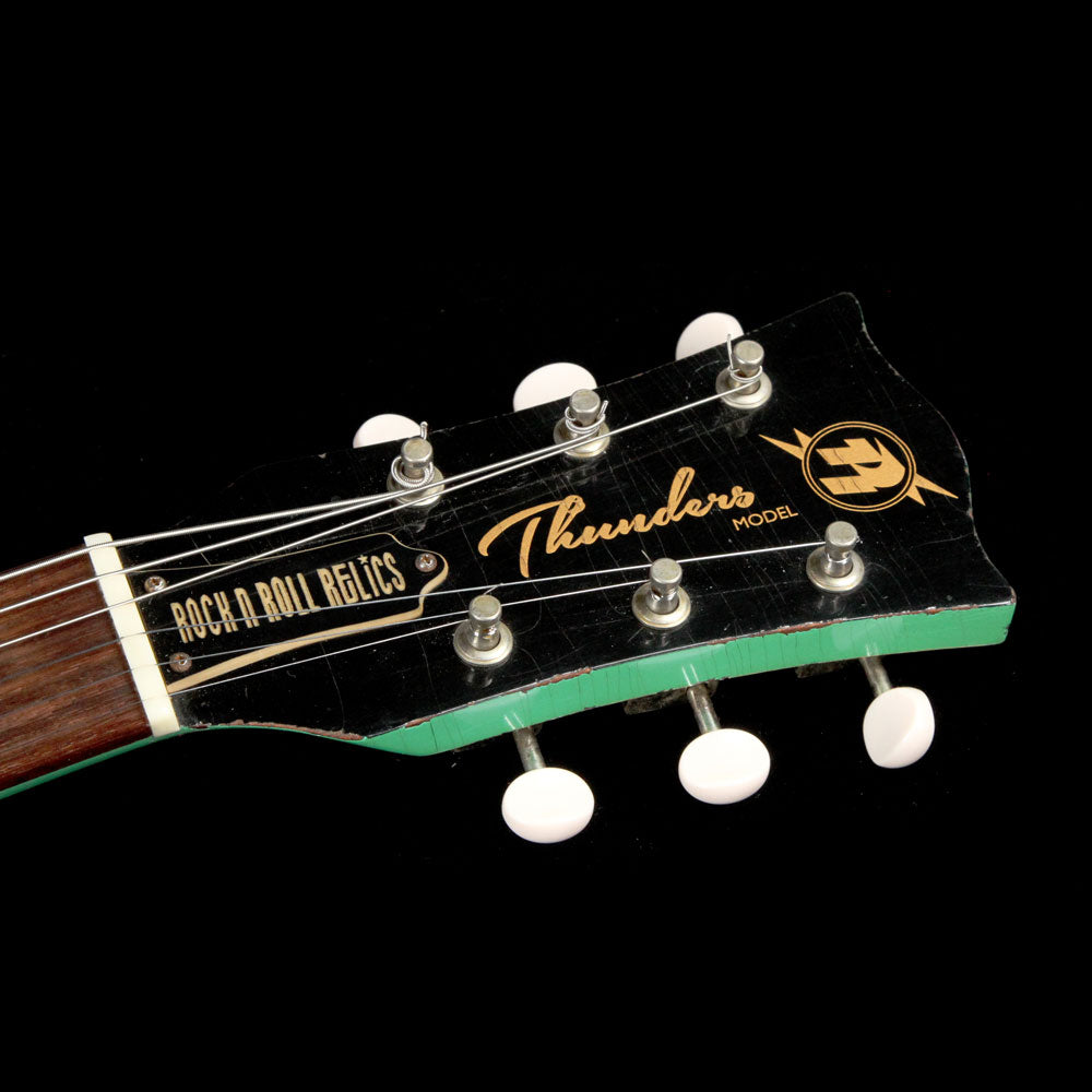 Rock N Roll Relics Thunders DC Electric Guitar Aged Sea Foam Green — 4
