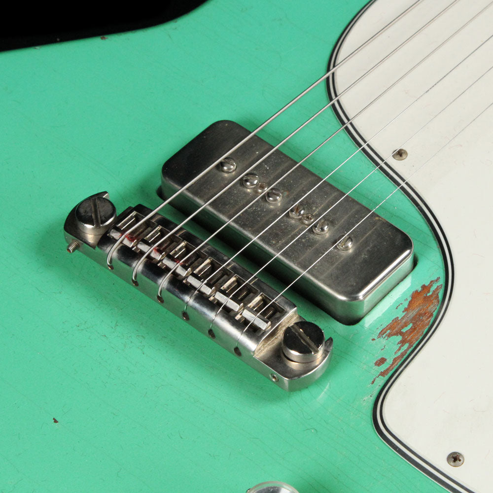 Rock N Roll Relics Thunders DC Electric Guitar Aged Sea Foam Green — 5