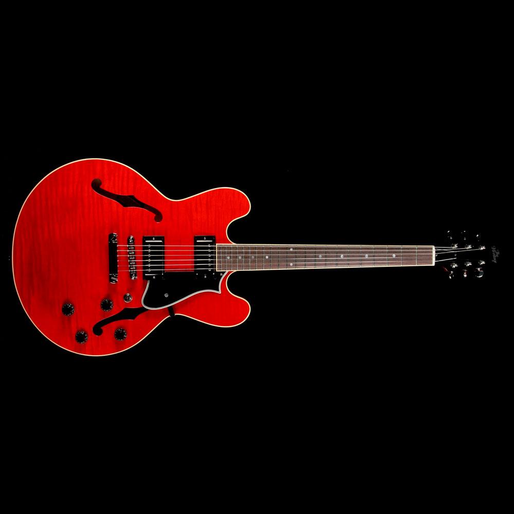 Heritage H-535 Semi-Hollow Trans Cherry | The Music Zoo