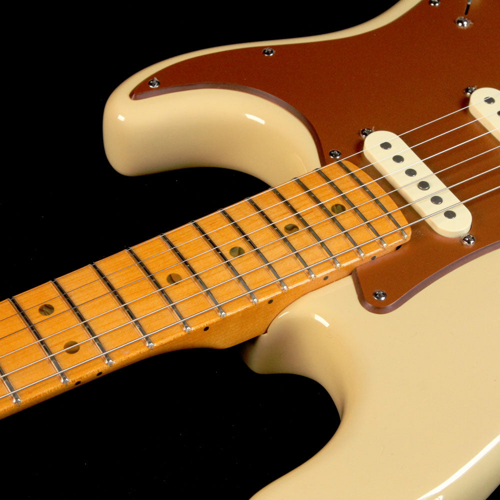 Fender American Deluxe Stratocaster V-Neck Transparent Blonde Eddie Ojeda Collection — 7