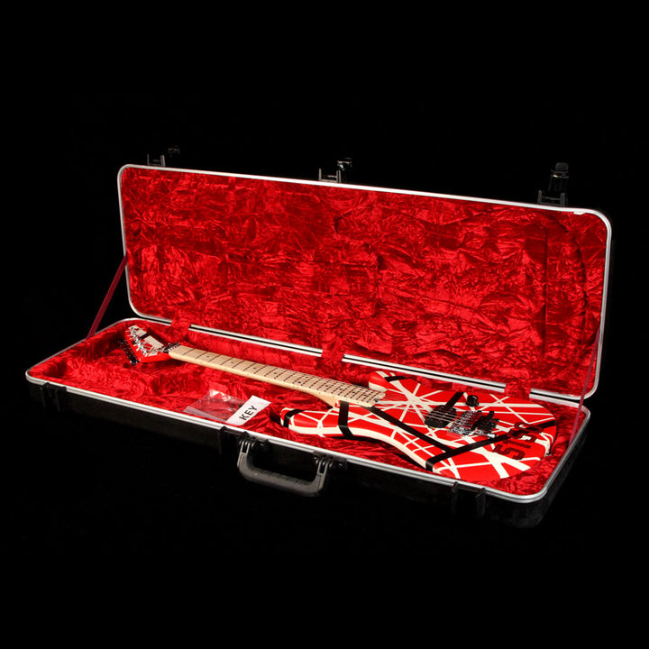 EVH Striped Series 5150 Striped Red Black and White