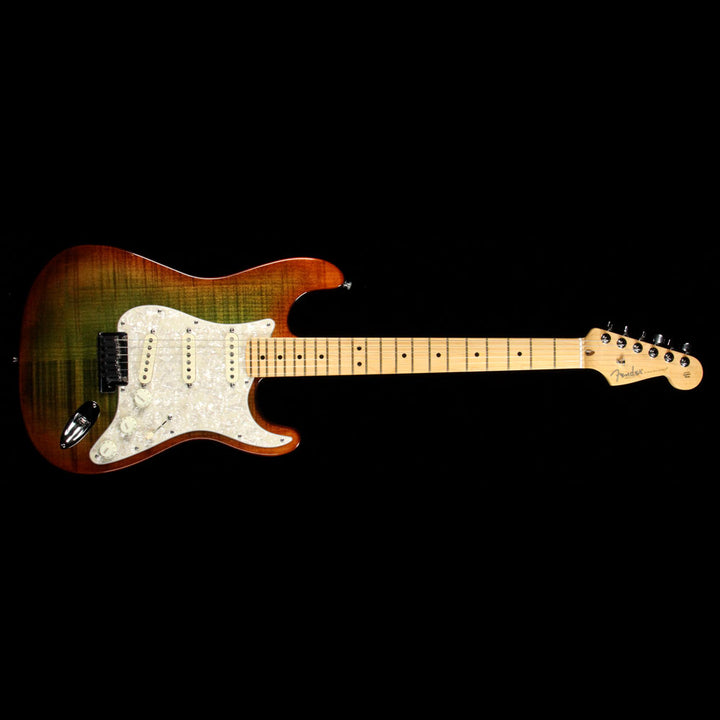 Fender American Design Stratocaster Green/Brown Burst 2012