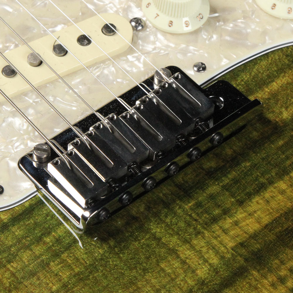 Fender American Design Stratocaster Green/Brown Burst 2012 — 5