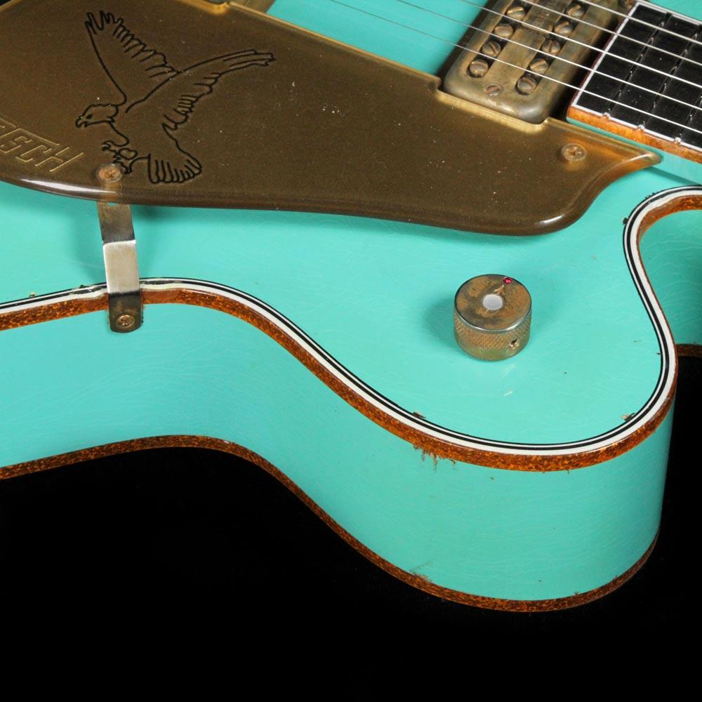 Gretsch Custom Shop '59 Falcon Masterbuilt Stephen Stern Relic Seafoam Green — 7