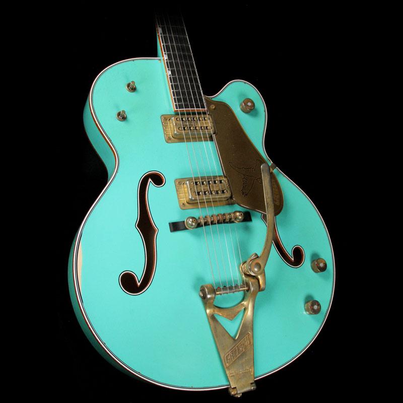 Gretsch Custom Shop '59 Falcon Masterbuilt Stephen Stern Relic Seafoam Green — 1