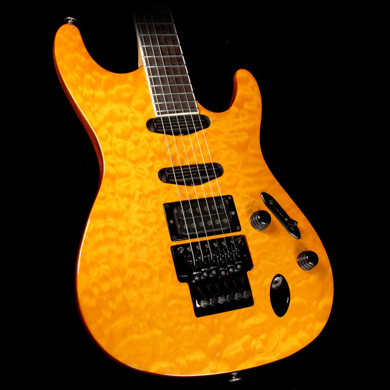 Ibanez FGM400QM Frank Gambale Signature Blonde Amber | The Music Zoo