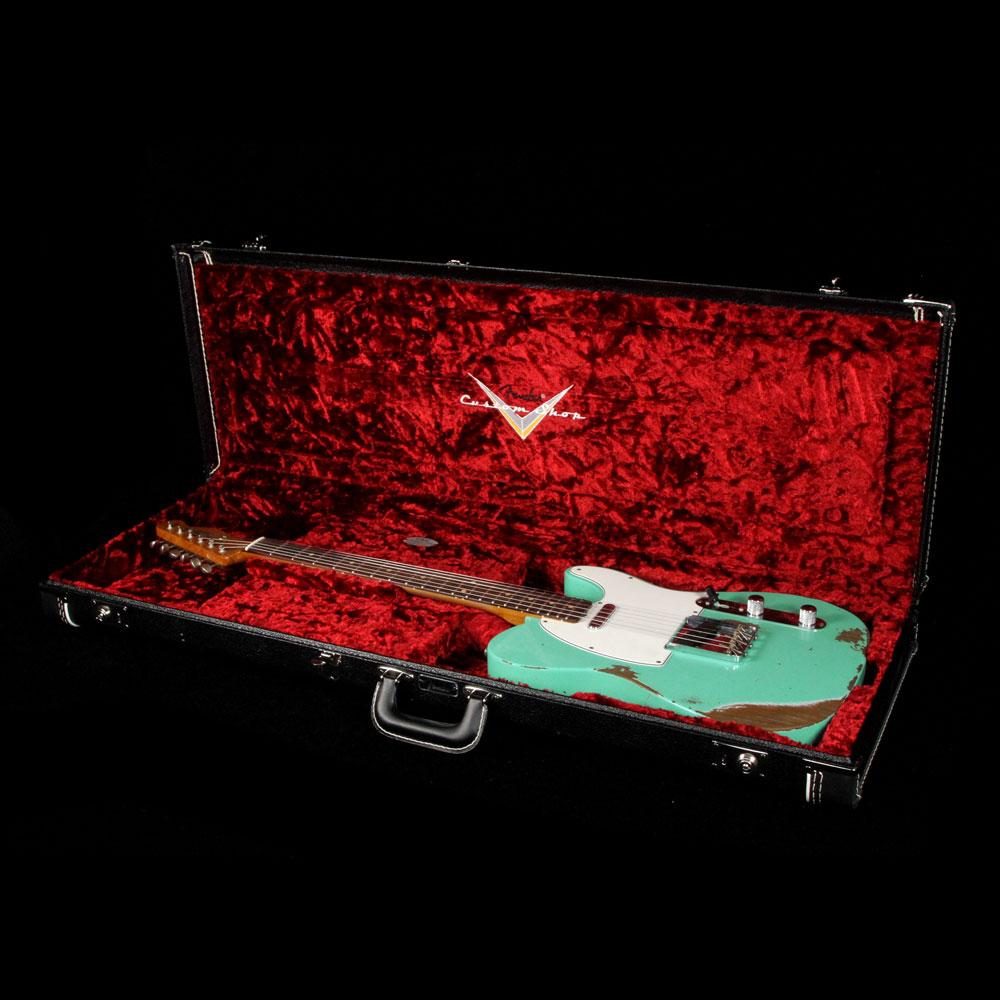 Fender Custom Shop '60 Roasted Telecaster Surf Green Heavy Relic — 8