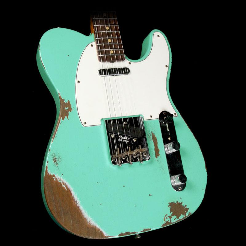 Fender Custom Shop '60 Roasted Telecaster Surf Green Heavy Relic — 1