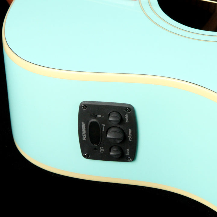 Fender California Series Malibu Player Acoustic Aqua Splash