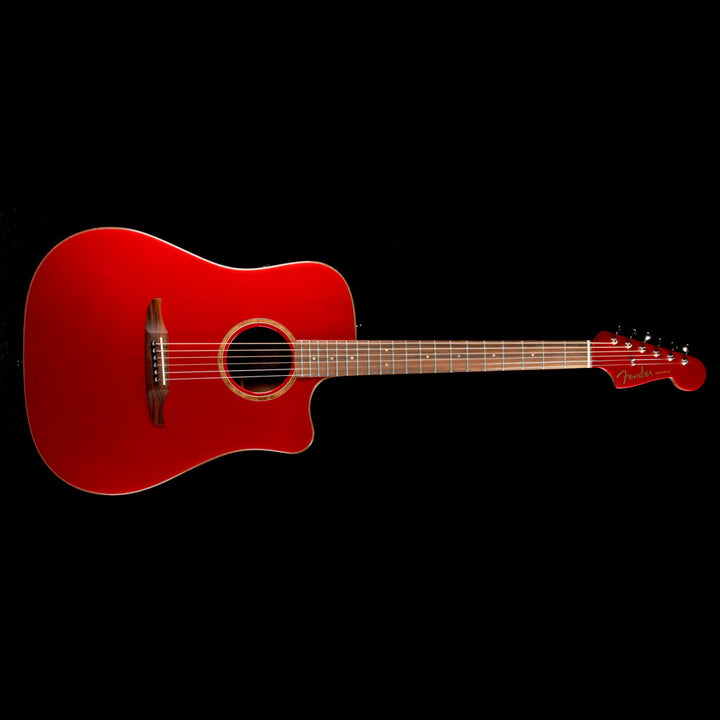Fender California Series Redondo Classic Acoustic Hot Rod Red Metallic