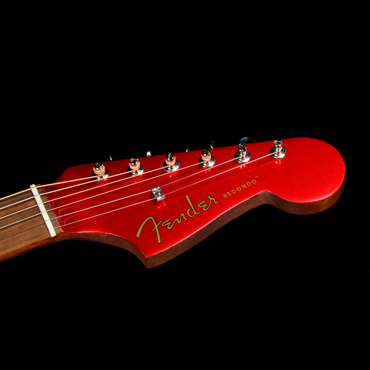 Fender California Series Redondo Classic Acoustic Hot Rod Red Metallic