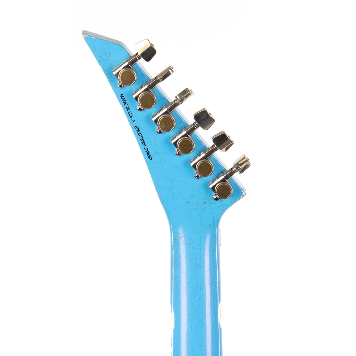Jackson Custom Shop SL2H-V Soloist Nitro Aged Robins Egg Blue — 5