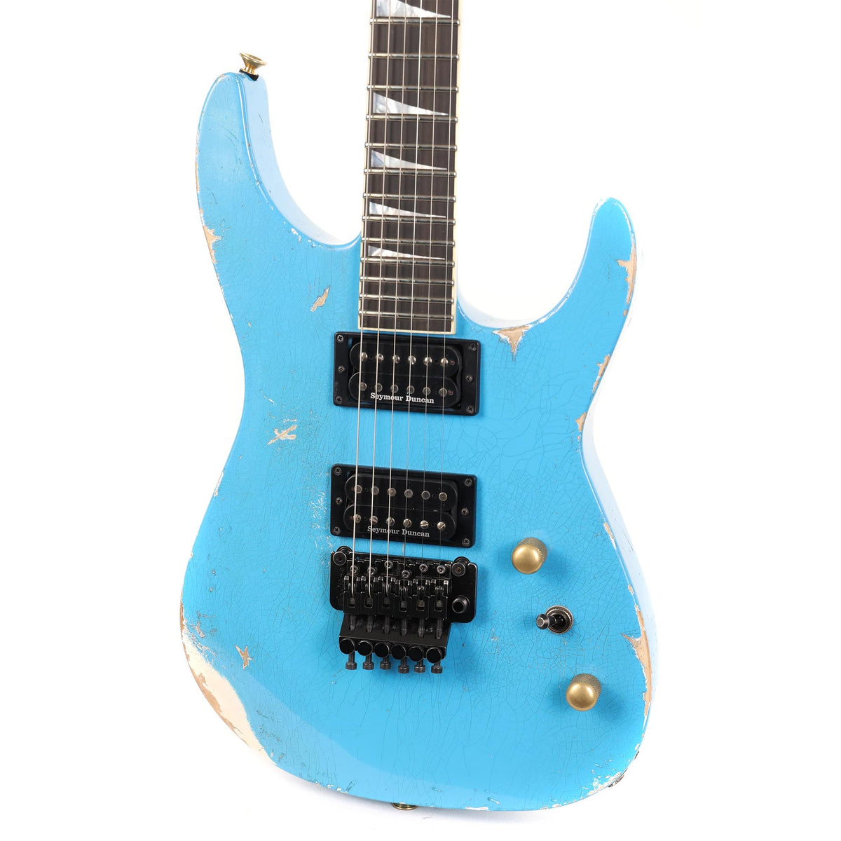 Jackson Custom Shop SL2H-V Soloist Nitro Aged Robins Egg Blue — 6