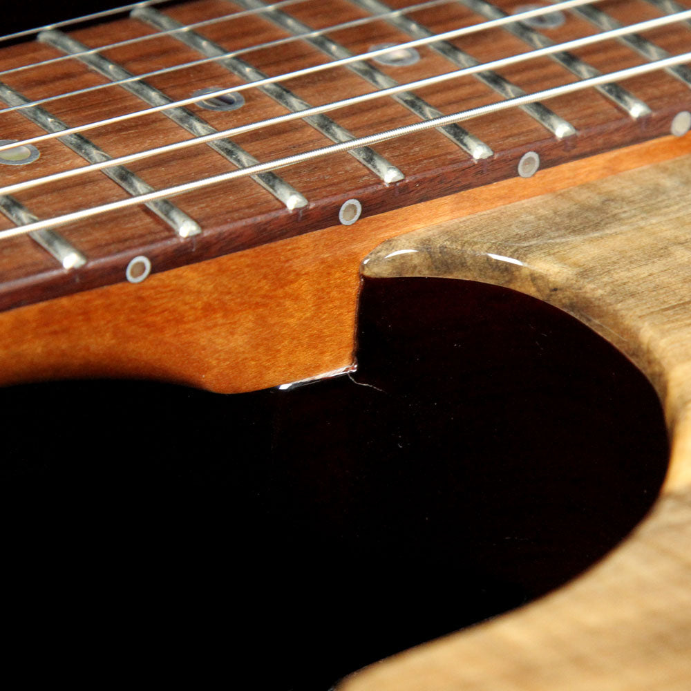 Lipe Virtuoso Flamed Buckeye Burl Top — 9