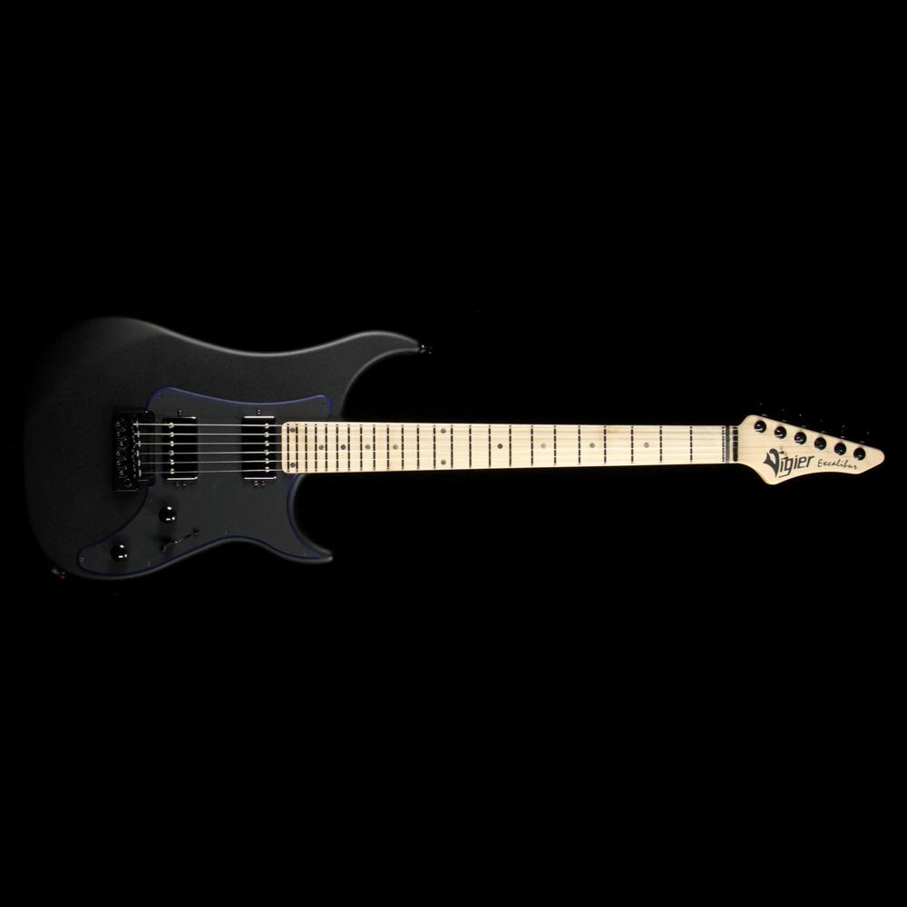 Vigier Excalibur Indus Electric Guitar Textured Black — 2