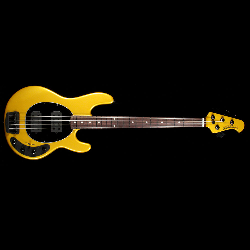 Ernie Ball Music Man StingRay Neck Through Bass HH Firemist Gold — 2
