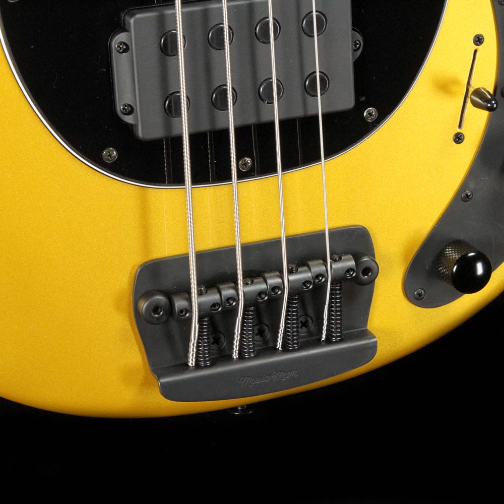 Ernie Ball Music Man StingRay Neck Through Bass HH Firemist Gold — 4
