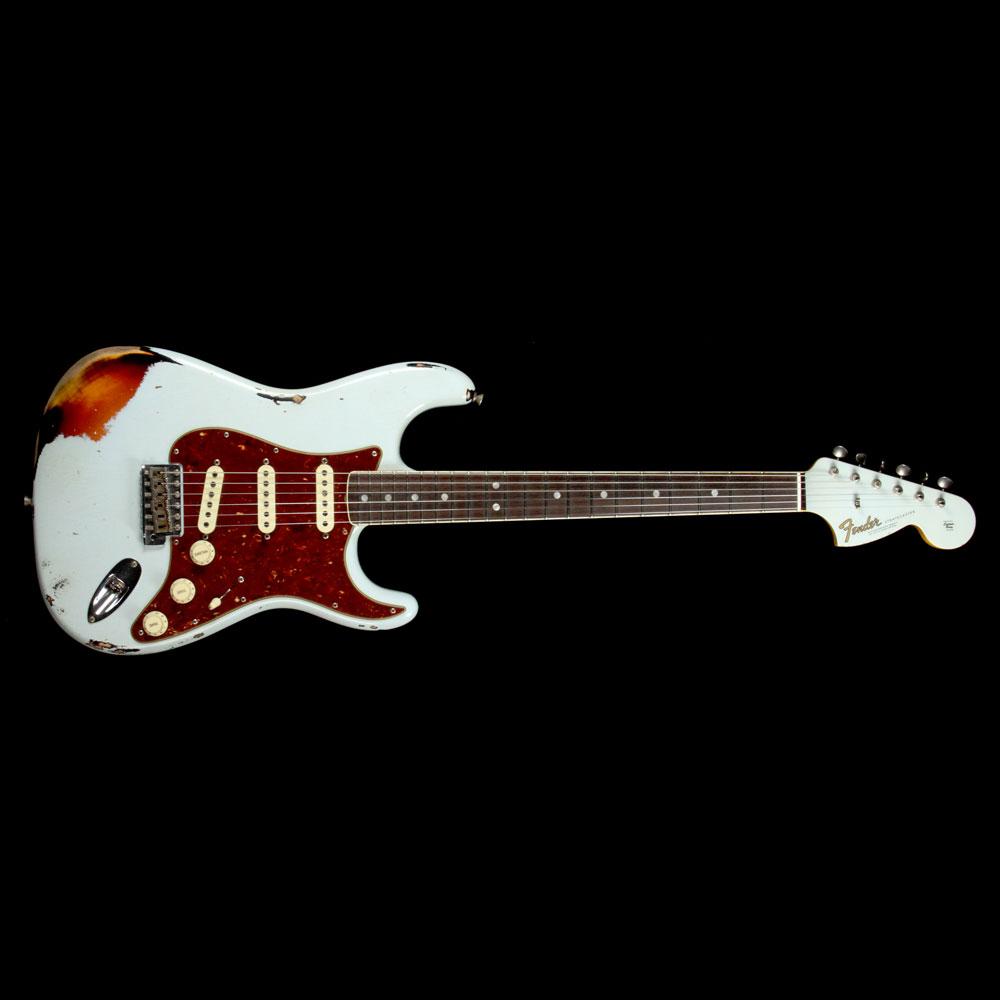 Fender Custom Shop 1967 Stratocaster Aged Sonic Blue over 3-Tone