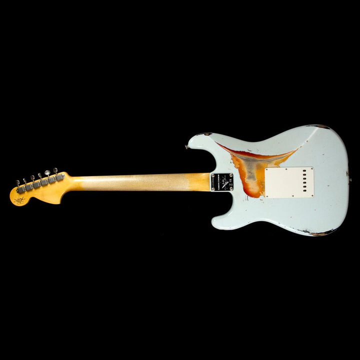 Fender Custom Shop 1967 Stratocaster Aged Sonic Blue over 3-Tone Sunburst Relic