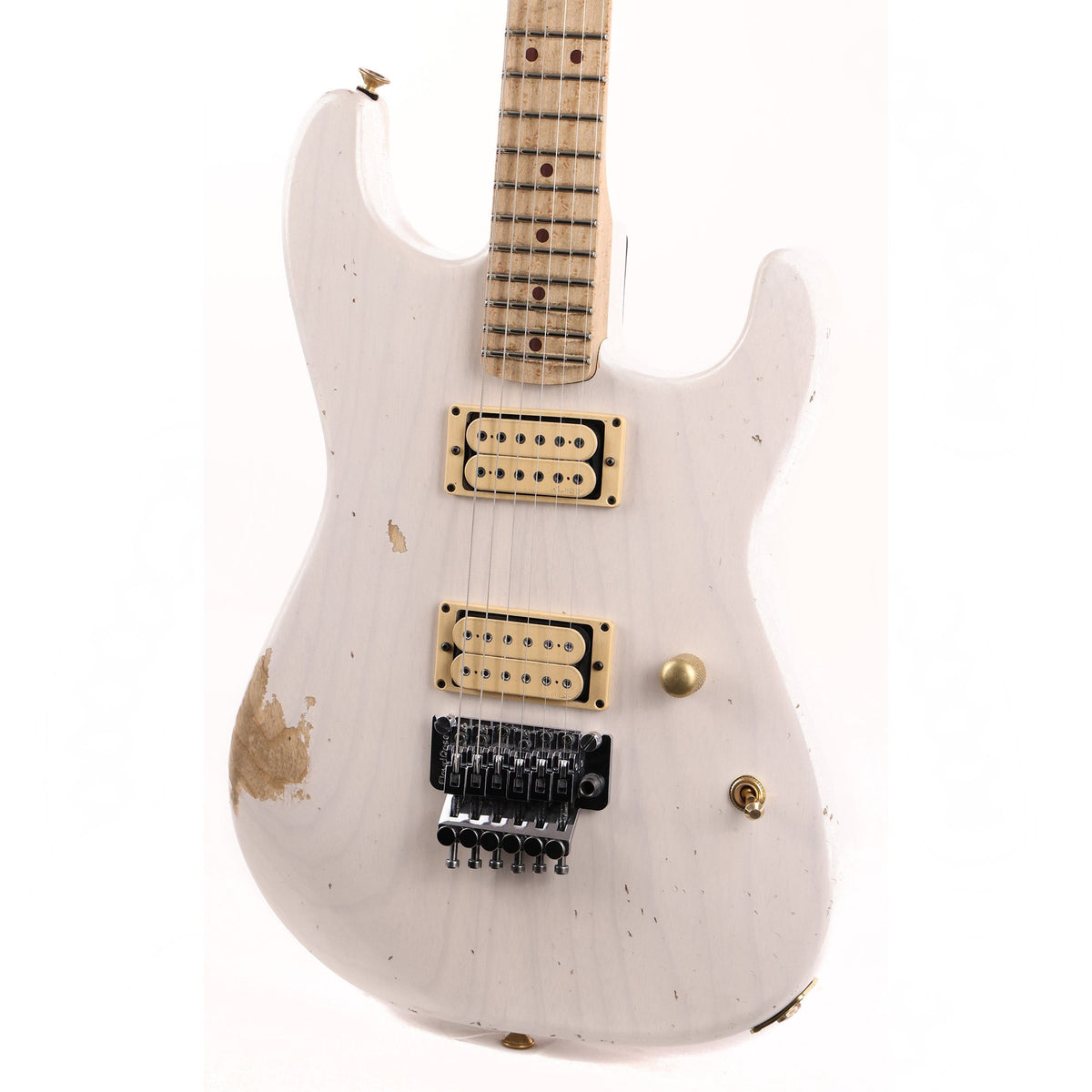 Charvel Custom Shop San Dimas Nitro Aged White Blonde — 6