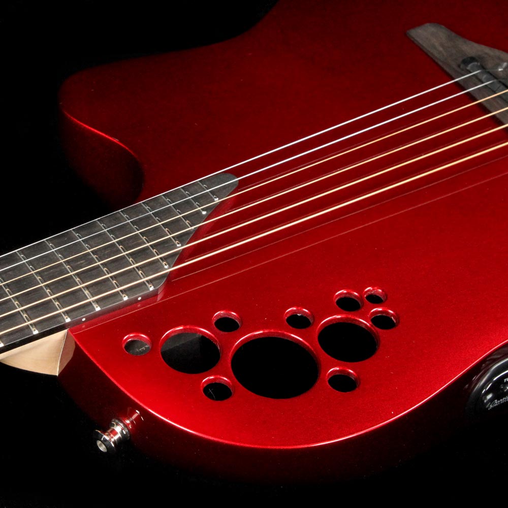 Ovation American Limited Chrome Red LXT Acoustic — 5