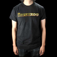 The Music Zoo Men's Logo T-Shirt Short Sleeve Black