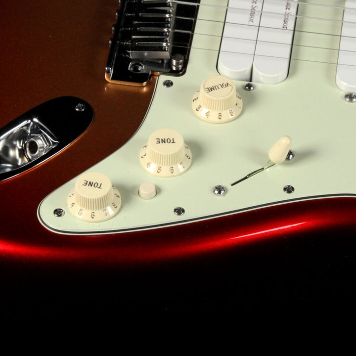 Fender American Deluxe Stratocaster Sunset Metallic 2014