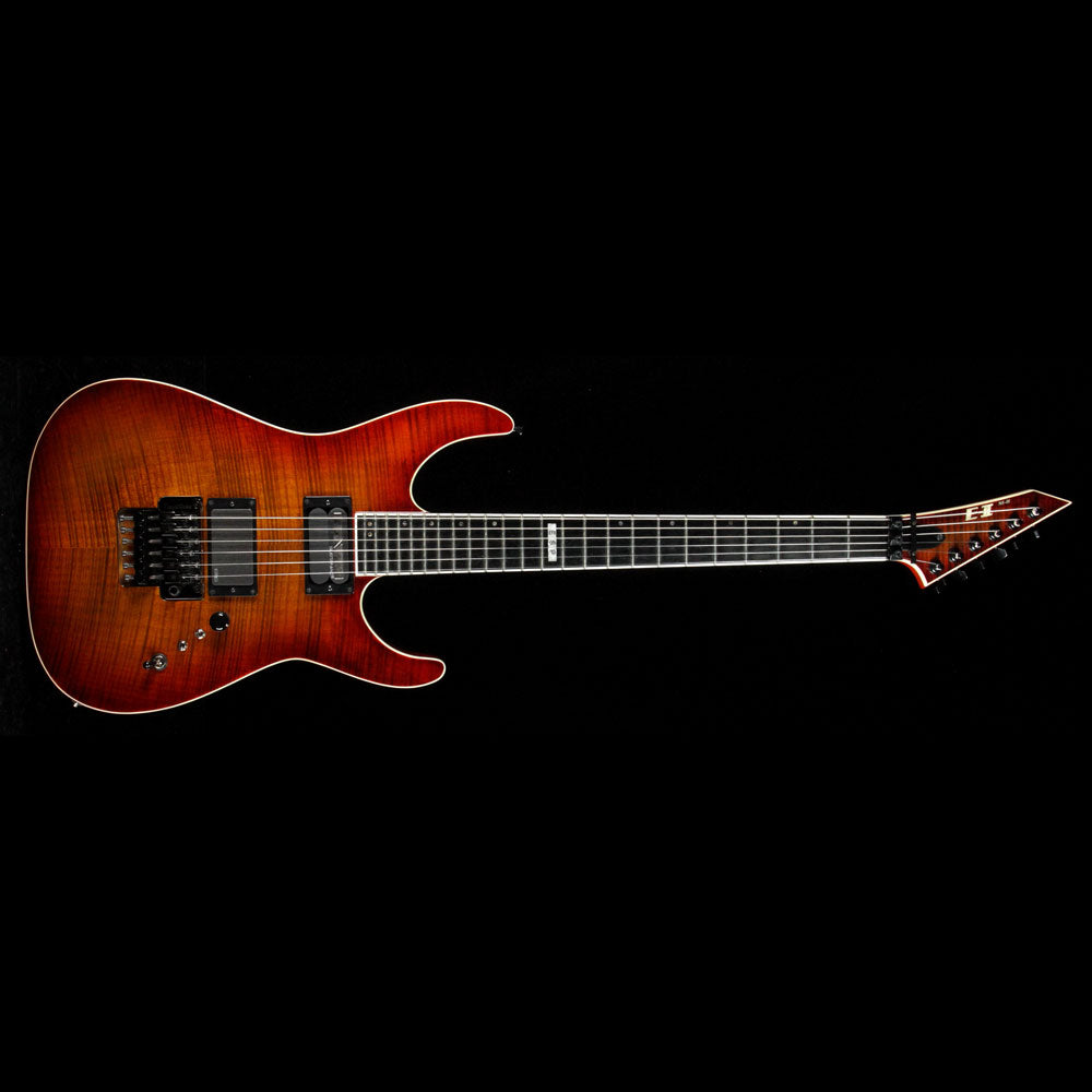 ESP E-II M-II FM Amber Cherry Sunburst 2014 | The Music Zoo