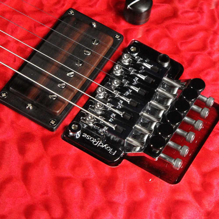ESP Exhibition Limited Snapper CTM 2016 NAMM Display See-Thru Red