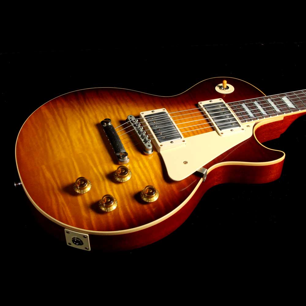 Gibson Custom Shop Standard Historic '59 Les Paul Reissue Dark Bourbon Fade VOS — 9