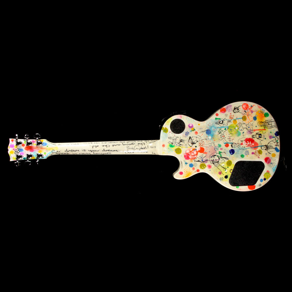 Gibson Les Paul Standard Vivian Campbell VH1 Save the Music Art Guitar 2017 — 3