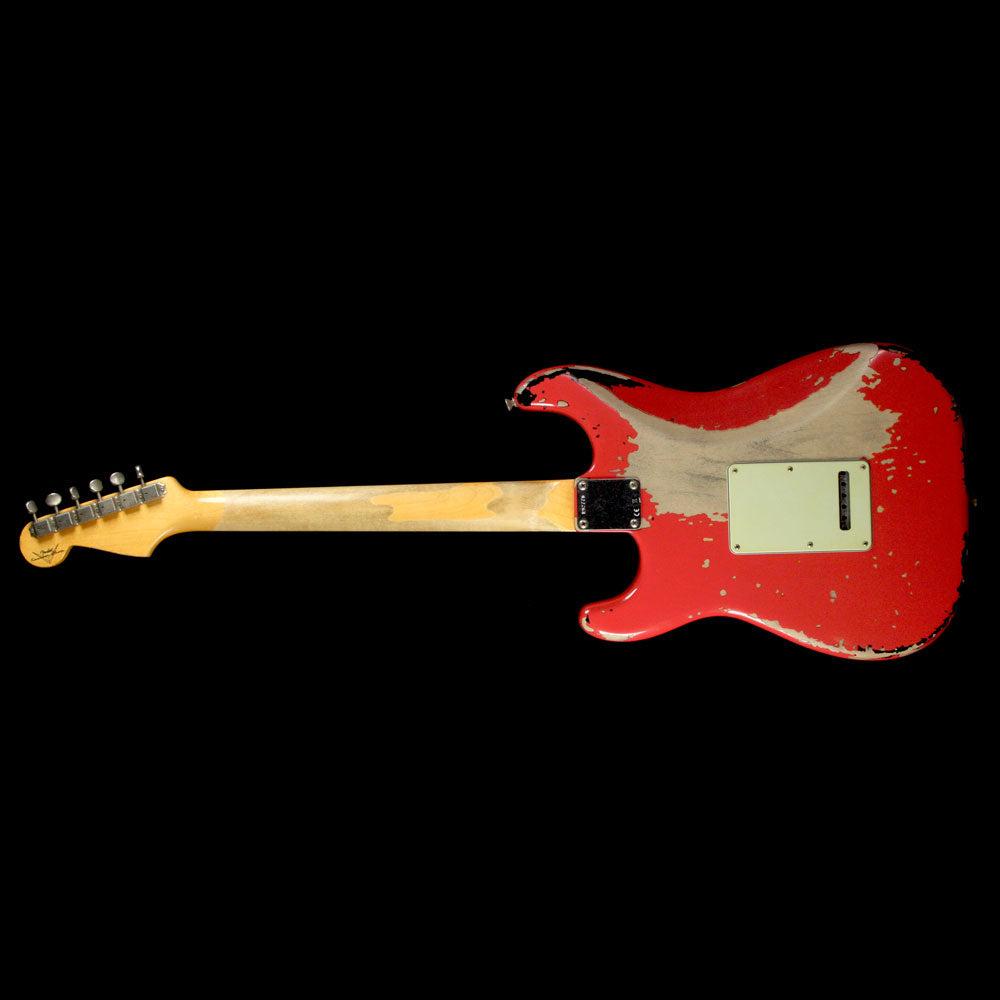 Fender Custom Shop Michael Landau Signature 1963 Stratocaster Fiesta Red over 3-Tone Sunburst — 3